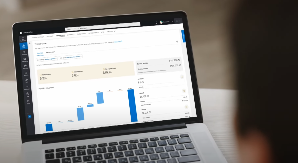 Macquarie Adviser Online Performance Reporting